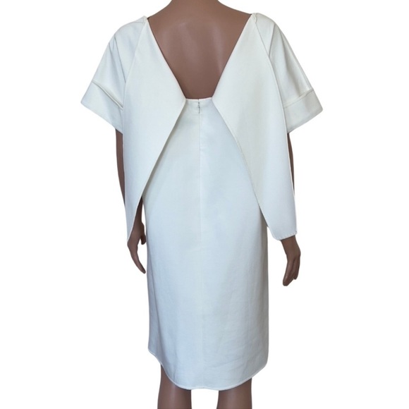 Oscar De La Renta White Mini Shift Dress NWT - Picture 4 of 11